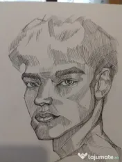 Desenez în creion tus negru sau pictura pe pânză comanda
