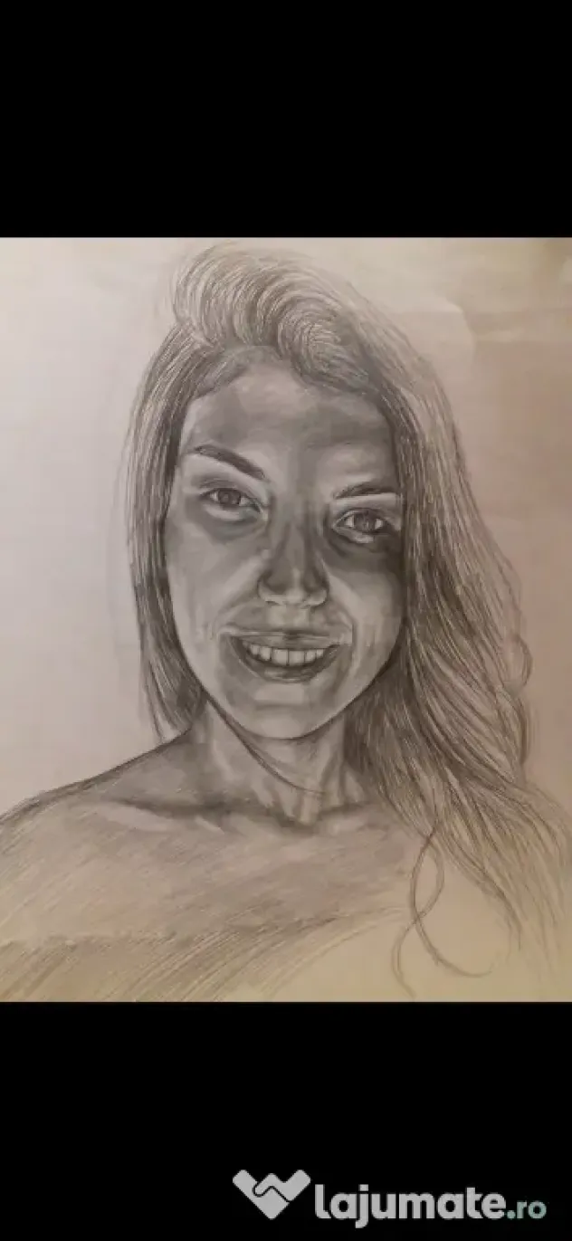 Desenez în creion tus negru sau pictura pe pânză comanda