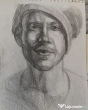 Desenez în creion tus negru sau pictura pe pânză comanda