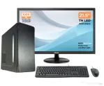 Pachet office pc intertech ghrv amd ryzen3 3200g, 8gb ddr4, 128 ssd + monitor asus vp228de + kit tas
