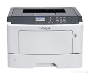 Imprimanta second hand laser monocrom lexmark ms510dn, a4, 42ppm, 1200 x 1200dpi, duplex, usb, retea