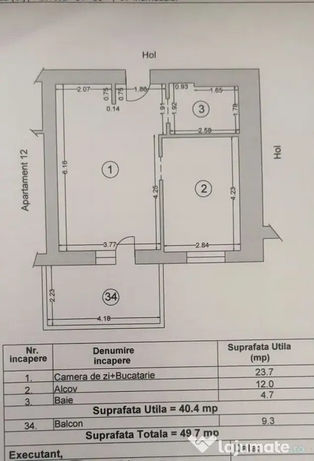 Tomis plus kaufland -apartament tip studio - Constanta (Constanta)