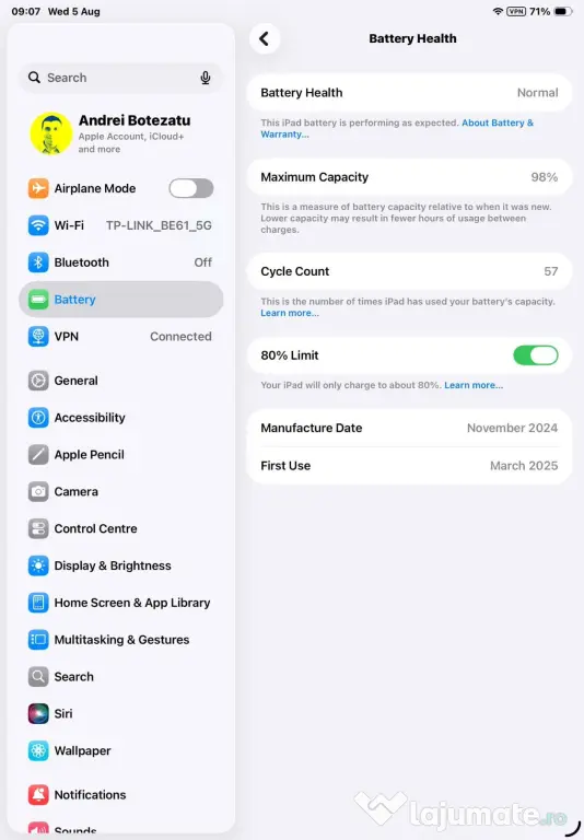 🍎 Apple iPad 11 (A16) – 128GB – Wi-Fi – YELLOW 💛