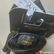 Manusi moto piele premium Garibaldi-3M, Noi,Touchscreen, Mas. 8.5, S-M 