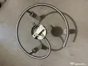 Lampa cu 3 tuburi albe mat si 3 becuri in foarte buna stare 