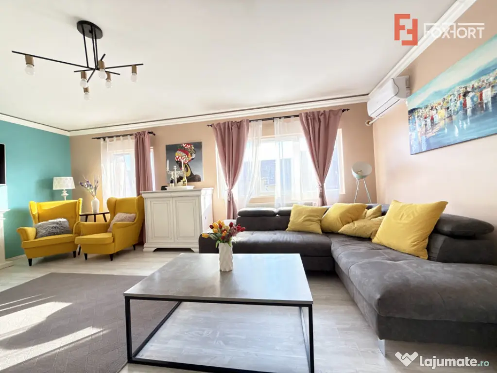 Apartament 3 camere, 85 mp, complet mobilat si utilat | Sagu - Timisoara (Timis)