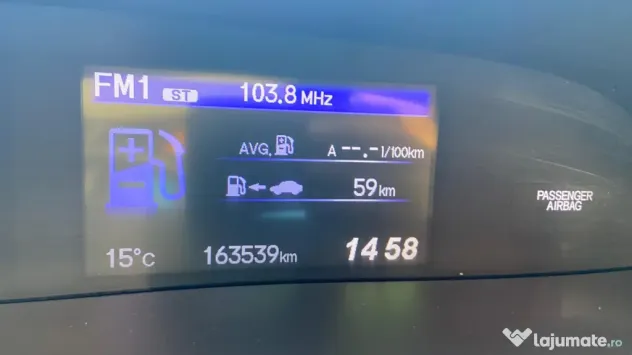 Vând Honda Civic 4D Sedan – 1.8 i-VTEC, 142 CP, Euro 6 – Unic proprietar