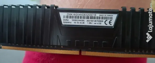 Kit Memorie RAM Corsair Vengeance LPX 16GB (2x8GB) DDR4 3200MHz CL16