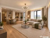 2 camere Aviației decomandat, parcare, et. 3, an 2016, 54 m