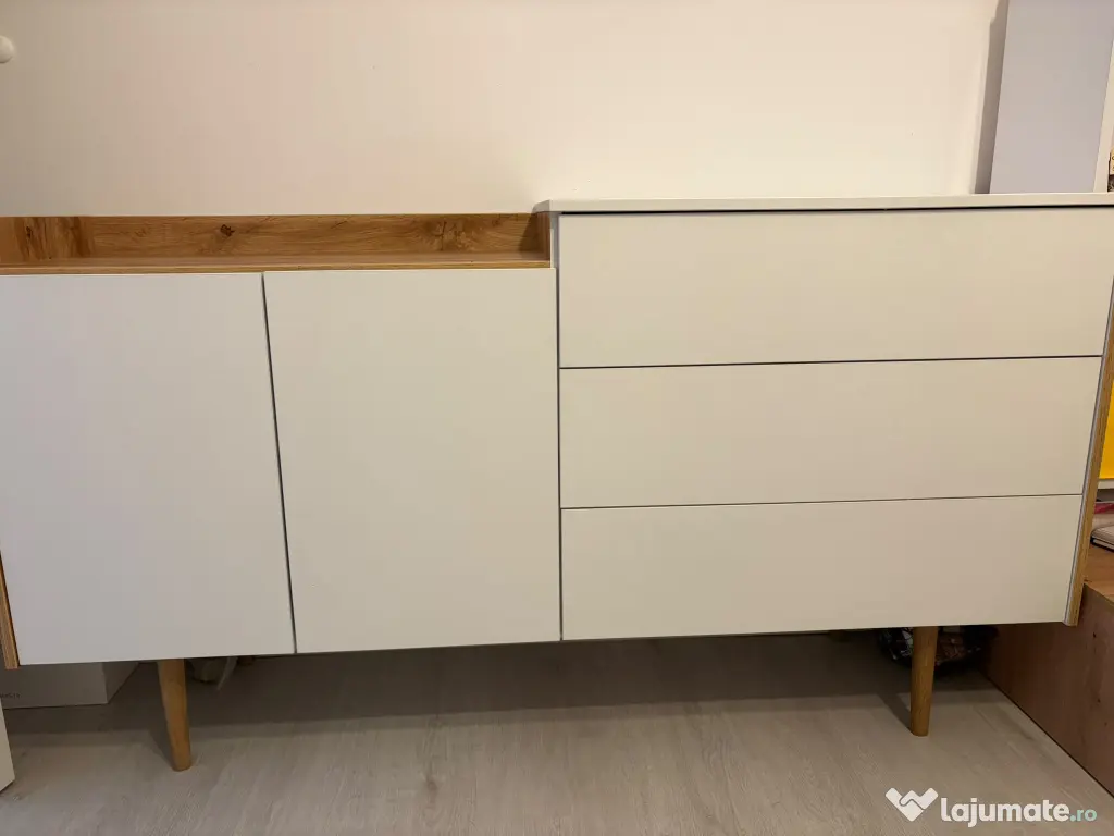 Comodă alba 147/80 cm