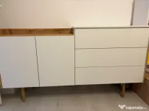 Comodă alba 147/80 cm