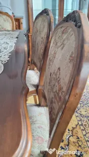 Vând sufragerie completă în stil clasic/vintage, cu influențe Baroc-Rococo, 