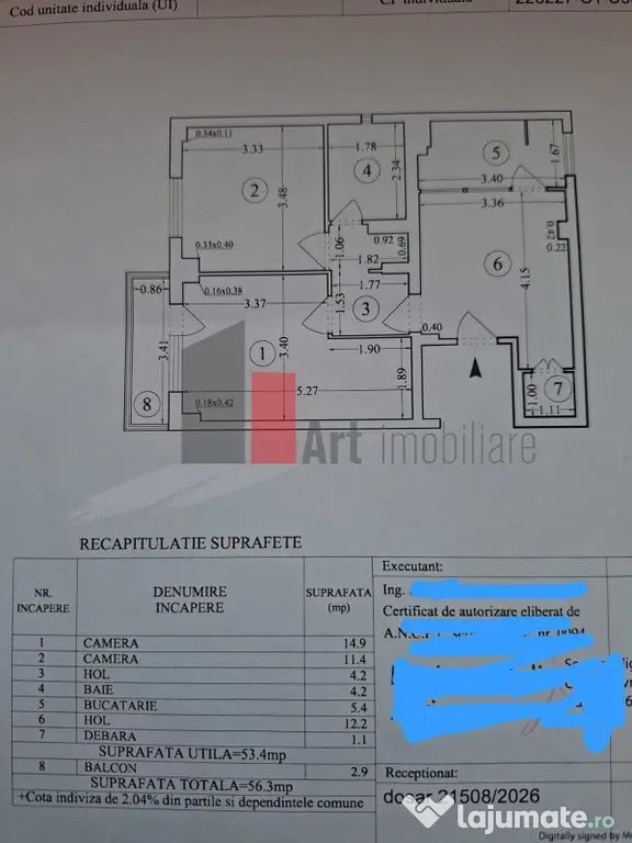 APARTAMENT 2 CAMERE MOSILOR - Bucuresti (Bucuresti-Ilfov)
