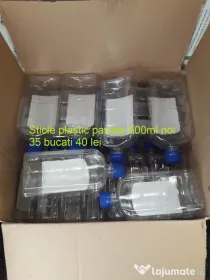 Sticle plastic patrate 500ml noi 35 buc 40 lei NOI
