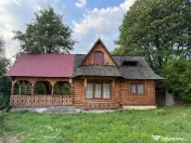 Lapusel, cabana traditionala cu priveliste la lac 