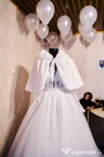 Rochie mireasă, crinolina, voal, halat, bolerou