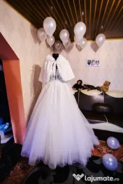 Rochie mireasă, crinolina, voal, halat, bolerou