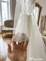 Rochie mireasă, crinolina, voal, halat, bolerou