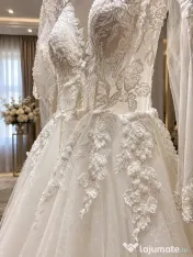 Rochie mireasă, crinolina, voal, halat, bolerou