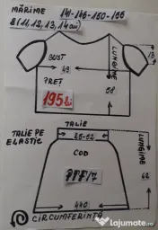 Costum Printesa toamnei pentru copii,10-11-12-13 ani,195lei 
