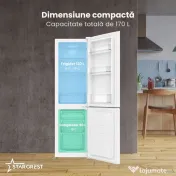 Combina frigorifica STARCREST SC-170WH-E, 170 L 