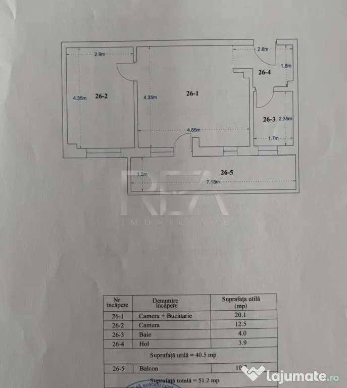 2 camere Colentina, centrală, et. 5, an 2024, 51 mp - Bucuresti (Bucuresti-Ilfov)