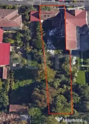 Teren generos între case, destinatie rezidențială, urbani 