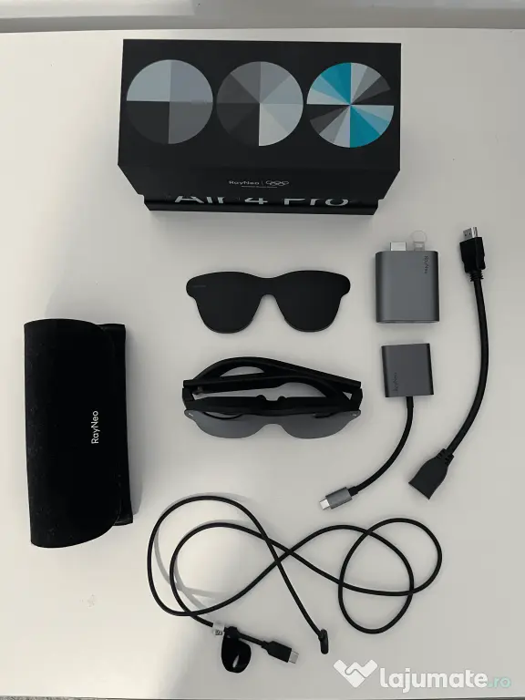 RayNeo Air 4 Pro + HDMI Adapter + USB-C Adapter | Bundle complet