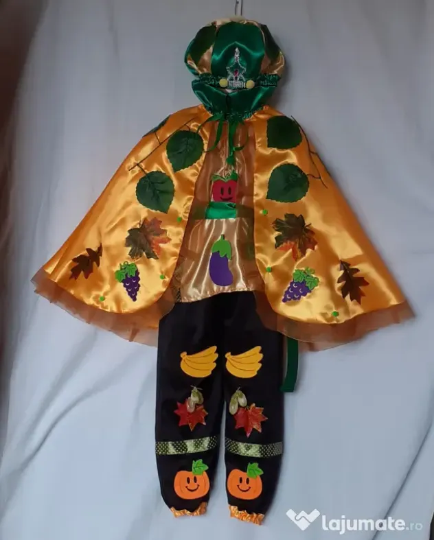 Costum Printul toamnei pentru copii3-4-5-6-7 ani,185 lei
