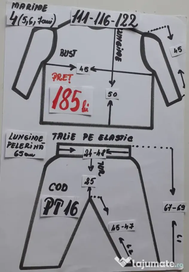 Costum Printul toamnei pentru copii3-4-5-6-7 ani,185 lei