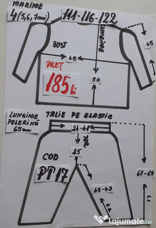 Costum Printul toamnei pentru copii3-4-5-6-7 ani,185 lei