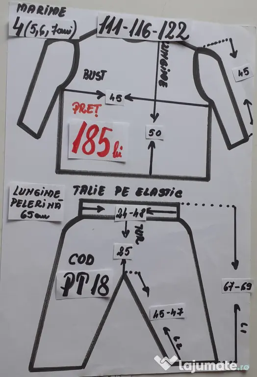 Costum Printul toamnei pentru copii3-4-5-6-7 ani,185 lei