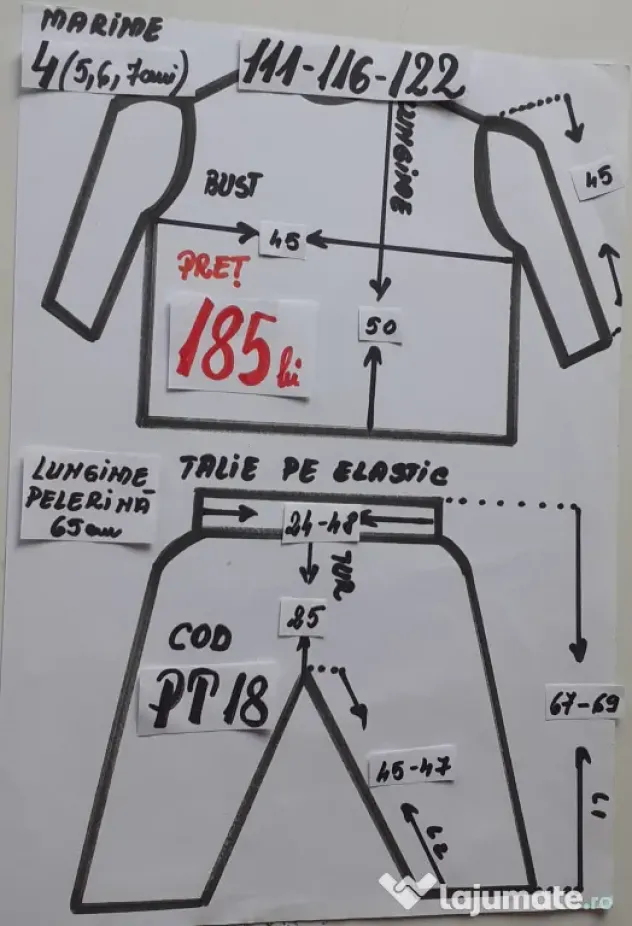 Costum Printul toamnei pentru copii3-4-5-6-7 ani,185 lei