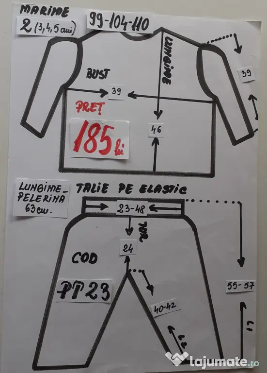 Costum Printul toamnei pentru copii3-4-5-6-7 ani,185 lei
