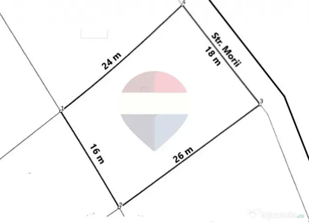 Loc de casa 430mp intrare Lunca Calnicului - Lunca Calnicului (Brasov)