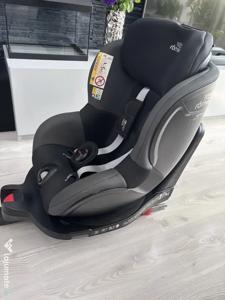 Scaun Britax Römer, rotativ, 360º, cu bază ISOFIX, 3 luni-4 ani, 61-105 cm, 20 kg