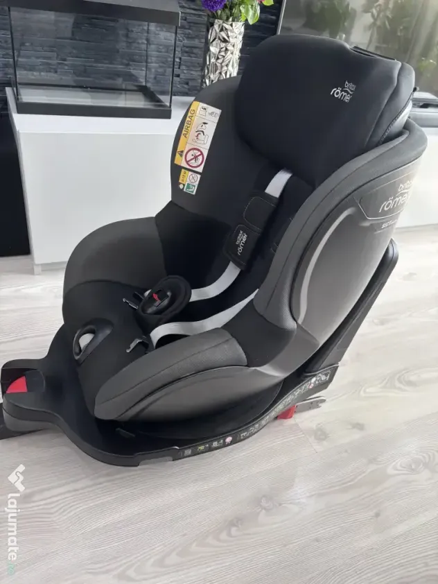 Scaun Britax Römer, rotativ, 360º, cu bază ISOFIX, 3 luni-4 ani, 61-105 cm, 20 kg