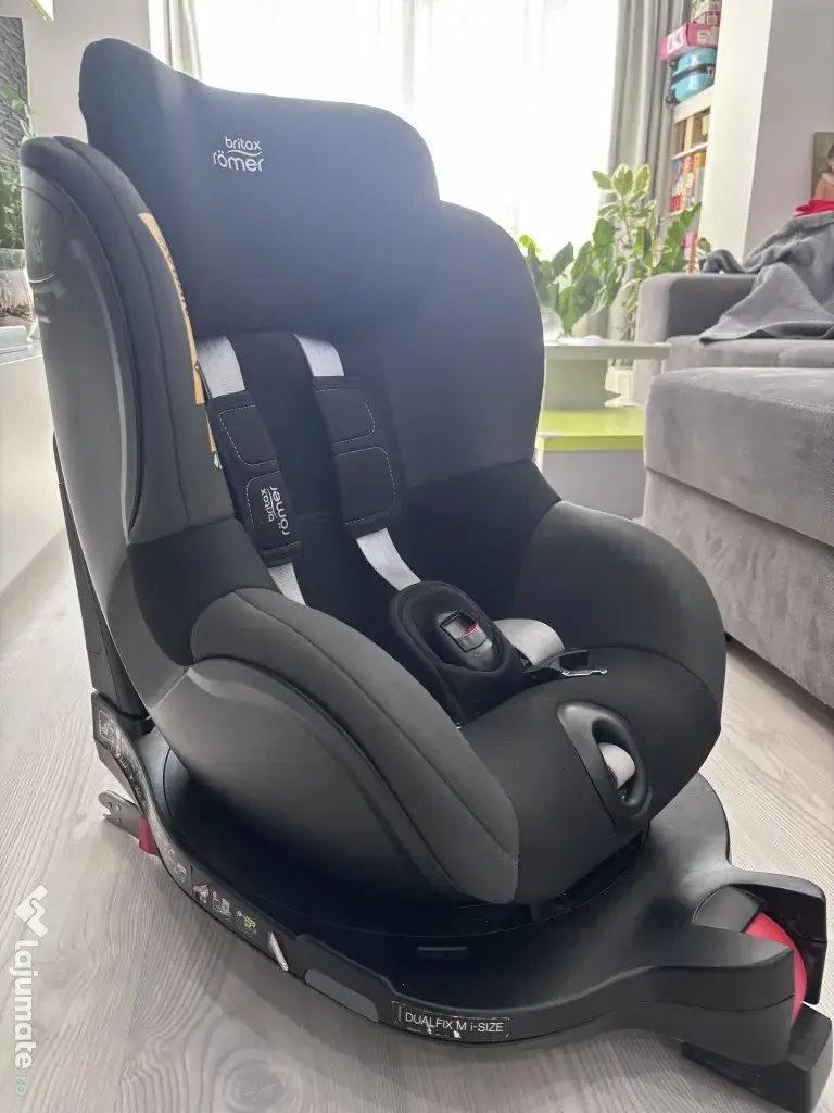 Scaun Britax Römer, rotativ, 360º, cu bază ISOFIX, 3 luni-4 ani, 61-105 cm, 20 kg