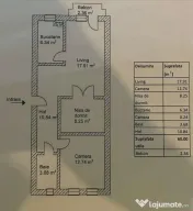 Apartament cu 3 camere 60 mp Zona Gheorgheni, Cluj-Napoca 
