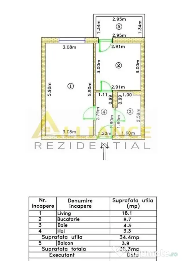 SUPER PRET METROU BERCENI 6 MIN PE JOS - GATA SAU DIN CONSTRUCTIE - Popesti Leordeni (Bucuresti-Ilfov)