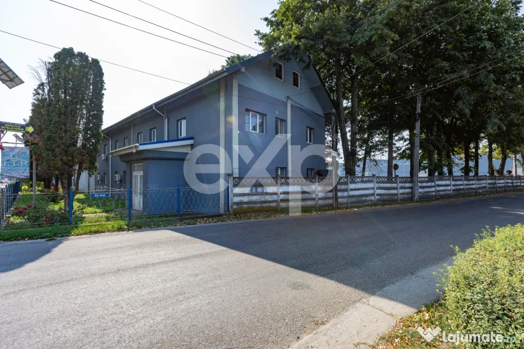 DE ÎNCHIRIAT | Clădire de birouri P+1 | 476 mp | Cal Moine - Margineni (Bacau)