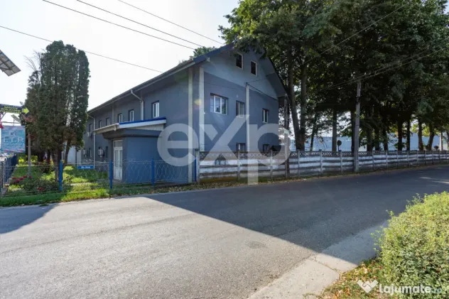 DE ÎNCHIRIAT | Clădire de birouri P+1 | 476 mp | Cal Moine - Margineni (Bacau)
