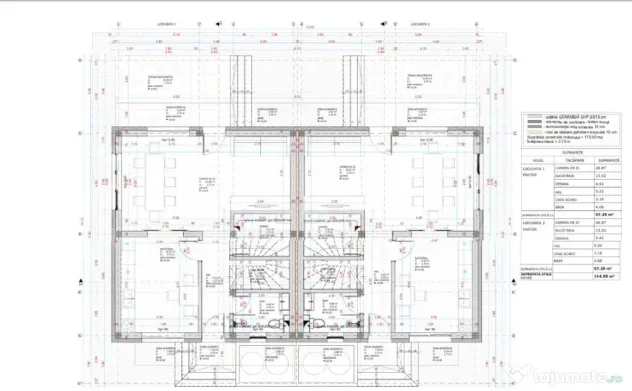Duplex nou de vanzare în Budiu Mic – 115 mp utili, predar - Targu Mures (Mures)