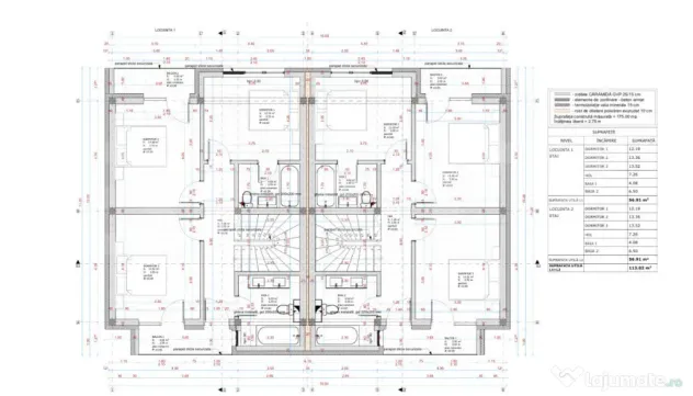 Duplex nou de vanzare în Budiu Mic – 115 mp utili, predar - Targu Mures (Mures)