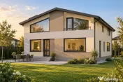CASĂ CONTEMPORANĂ CU AUTONOMIE ENERGETICĂ RIDICATĂ - TUNARI 