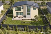 CASĂ CONTEMPORANĂ CU AUTONOMIE ENERGETICĂ RIDICATĂ - TUNARI 