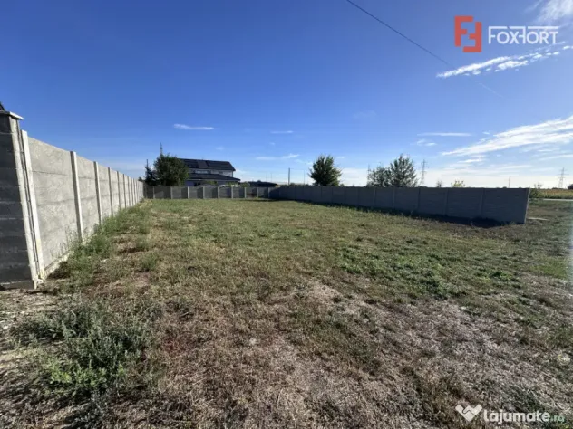 Teren intravilan 597 mp - toate utilitatile - Urseni - Urseni (Timis)