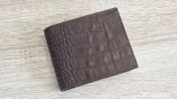 Portofel barbatesc BOND NON – piele naturala Premium (model Croco) - NOU 