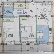 Apartament 3 camere, 62,30 mp + terasă, Zona de Sud, finisa 