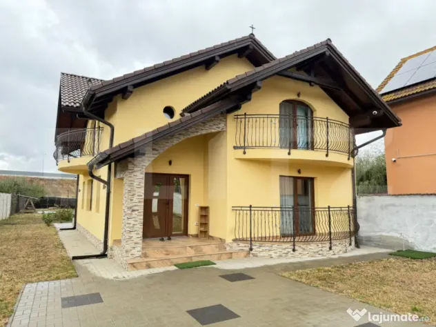Casa individuala de inchiriat , 4 dormitoare , 4 bai , teren - Rasnov (Brasov)